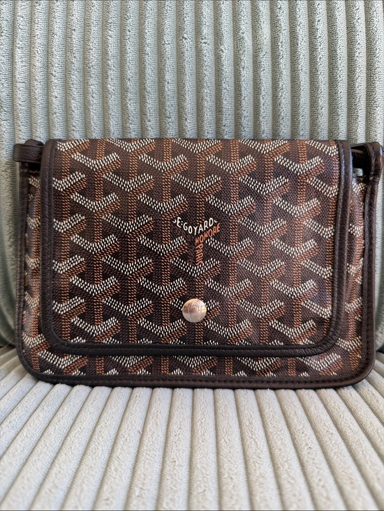 Goyard Handbags - Goyard Plumet Crossbody Bag - Black/Brown